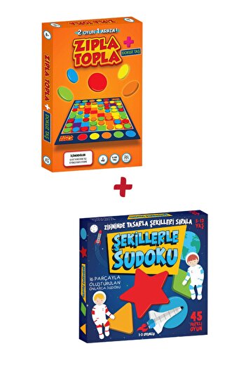 Tes Yayıncılık Zıpla Topla / Sudoku with Shapes Set of 2