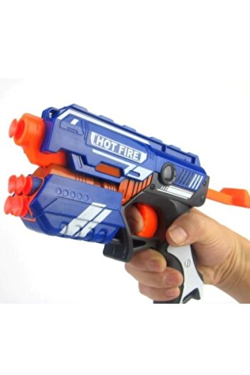 Nerf Silah Sünger Mermi Atan Hot Fire Nişancı Oyuncak Tabanca 6363