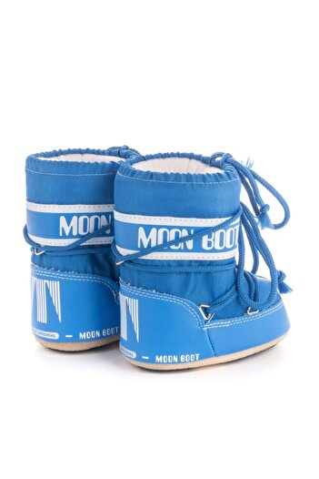 MOON BOOT Μπλε ανδρικές μπότες χιονιού 14004300-069 Mini Nylon Azure (19-22)