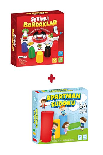 Tes Yayıncılık Cute Glasses / Apartment Sudoku Set of 2