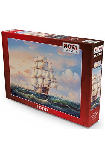 Nova Puzzle 1000 قطعة من الشراع على المياه المتموجة - يونغ تشاو تشين