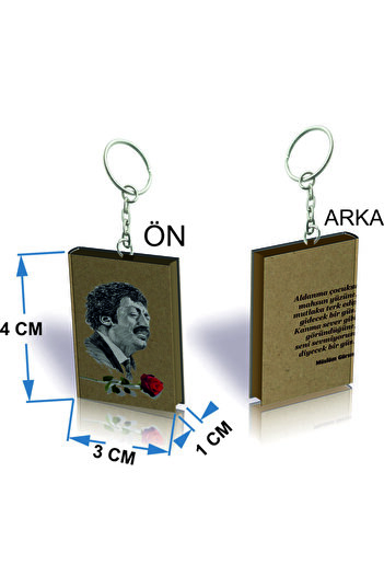 Tiydem Book Keychain