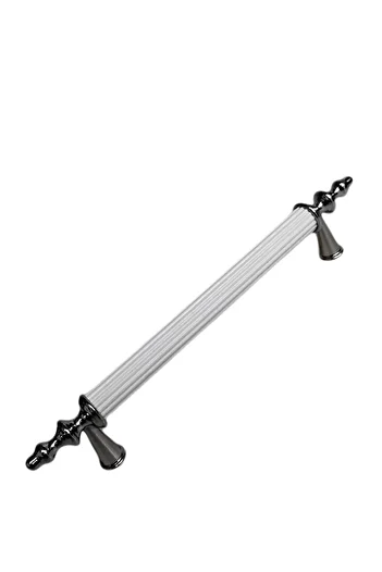 Lina Rustic Handle Models Luxury Modern Kitchen Cabinet Drawer Furniture Handle 288mm White-Chrome