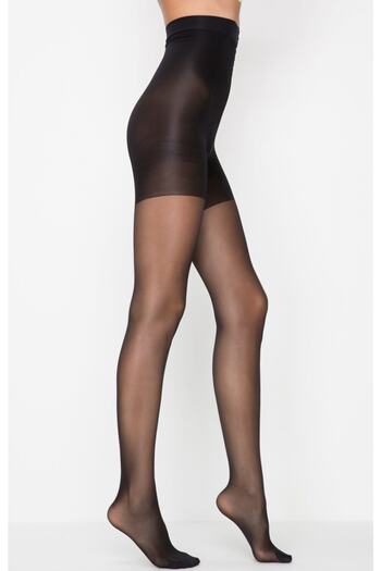Penti Women's Black Body Form 40 Denier Thick Corset Pantyhose 3-Piece