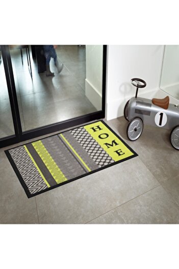 Herbert Weber Graphic Home Washable Interior and Exterior House Door Mat 60x80 Dehumidifying Shoe Mat