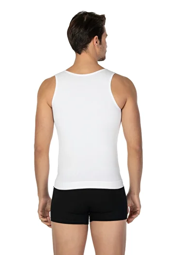 D'S Damat Ds Damat White Men's Underwear Tank Top Ds Damat Comfort 2-Piece Tank Top