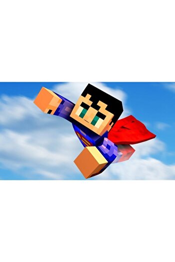 MINECRAFT Süper Kahramanlar 6 Lı Figür Set Süperman, Batman, Steve 6 Figür Ve Aksesuarlı 12 Parça