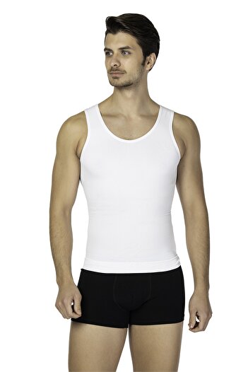 D'S Damat Ds Damat White Men's Underwear Tank Top Ds Damat Comfort 2-Piece Tank Top