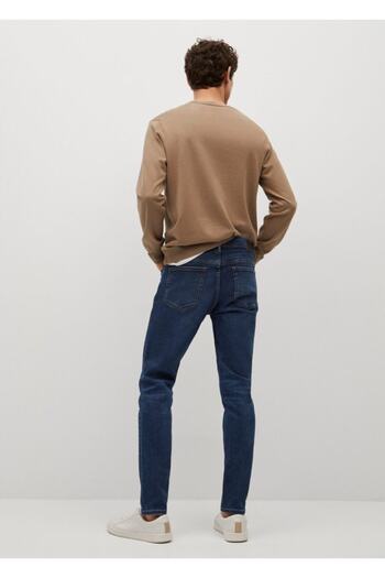 MANGO Man Ανδρικό Skinny τζιν σκούρο μπλε