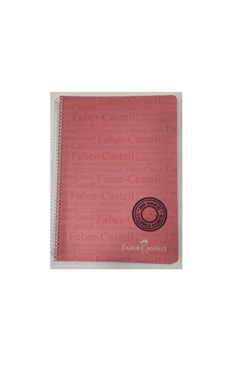 Faber Castell Typo 120 Sheets A4 Checked Pastel Peach Notebook