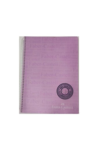 Faber Castell Typo 120 Sheets A4 Checked Pastel Lilac Notebook