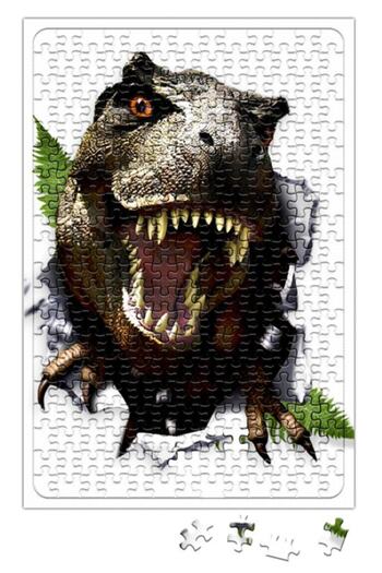 Baskı Dükkanı T Rex Dinosaur Puzzle - 240 Piece Puzzle