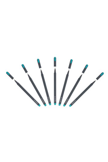 Adel Fineliner, 0.4, Blue, 7 pcs