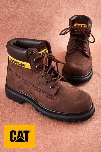 Cat Ανδρικές δερμάτινες μπότες Erpillar Colorado Chocolate - Nubuck