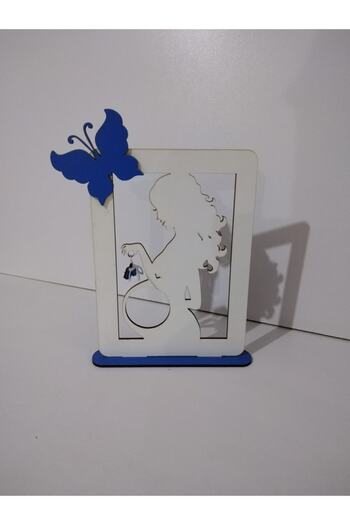 Ahşap Aksesuar Gebe Women's Decorative Ultrasound Photo Frame