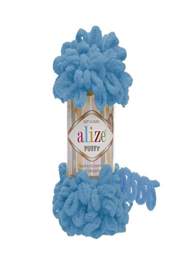Alize Μπλε 5 τεμάχια αφράτο νήμα για πλέξιμο στο χέρι