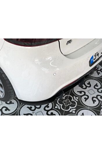 NamTuning Golf 6 R Difüzör Flap 6 Parça Plastik Mat Siyah