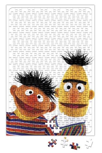Baskı Dükkanı Sesame Street Edi & Budu Puzzle 240 Piece Jigsaw Puzzle