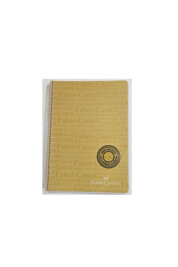 Faber Castell Typo 120 Sheets A4 Checked Pastel Mustard Notebook