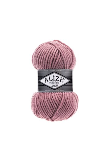 Alize Süperlana Maxi Woolen Knitting Yarn Κωδικός χρώματος: Dark Powder-204-μαλλί Ακρυλικό Περιεχόμενο Πλεκτό Χέρι