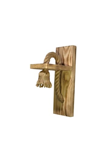 Retro Wooden Wall Lighting Sconce Rope Rustic Sconce Wooden Sconce Single Wall Sconce