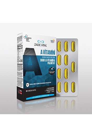 Zade Vital Vitamin A (1 Box) 30 Capsules