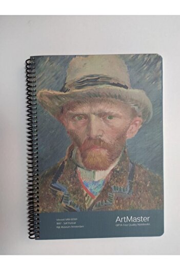 Gıpta Art Master 100 de coli Copertă din carton fără linii Caiet de dimensiuni medii