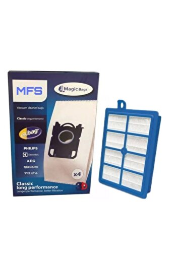 MFS Philips FC 8726 - Συμβατή τσάντα σκόνης και σετ φίλτρων Hepa