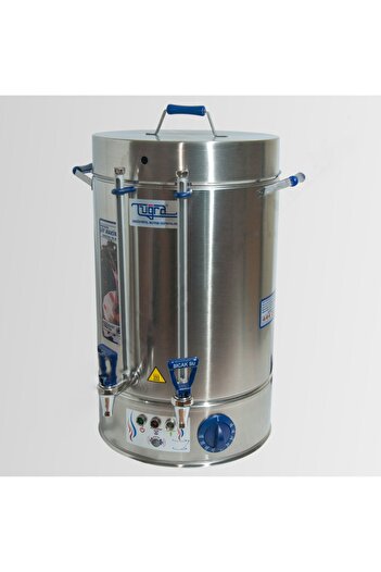 Tuğra Electric Samovar 160 Cup 16 Liter Tea Machine Vending Machine Tea Maker Chrome