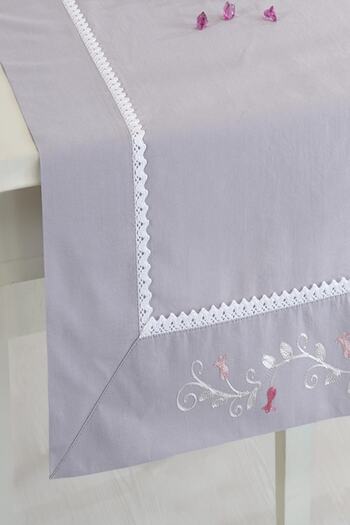 ÖDEL HOME Buldan Fabric Elegant Embroidered 50X130 cm Runner