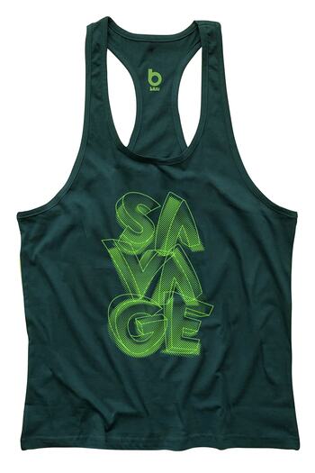 BLUU Savage Fitness Gym Tank Top Sports Tank