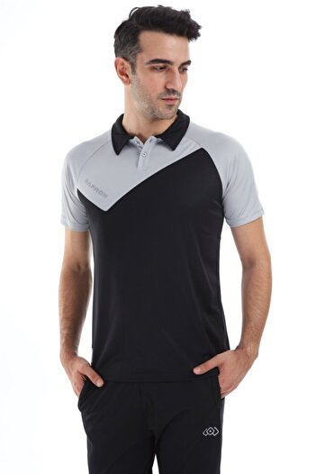 Dafron Unisex Gri Space Kamp Polo Yaka T-shırt