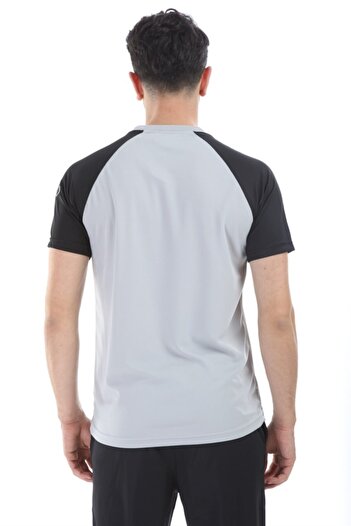 Dafron Unisex Gri Space Basıc Antrenman T-shırt