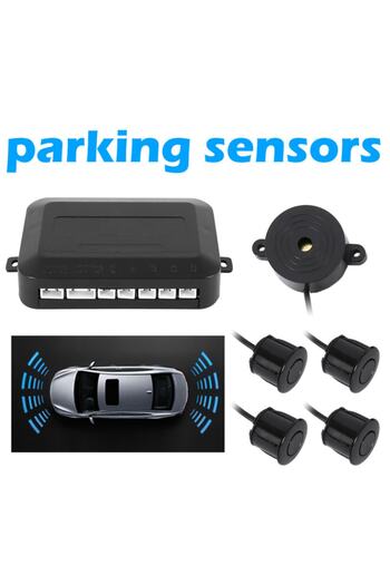 iq elektronik Parking Sensor Sound Warning 19mm Black Sensor Color