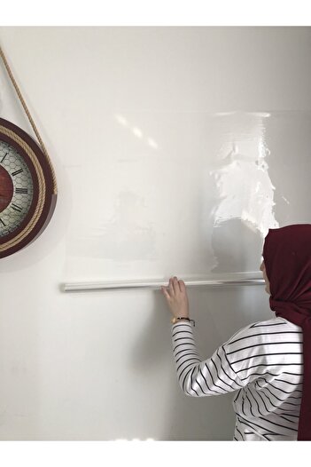 Tutunabilir Kağıt 2 Tane Şeffaf Akıllı Kağıt Tahta 100x150 Cm Yazı Tahtası Kalem Duvara,cama,tahtaya Uygulanır