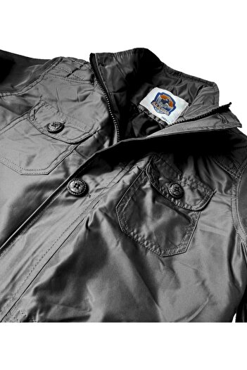 alaska the last frontier Slim Fit Suya Rüzgara Dayanıklı Kumaş Kapitone Trençkot Mont