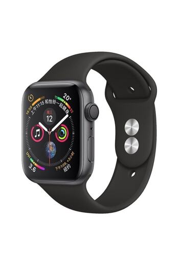 Robotekno Apple Watch Silicone Cord Strap Series 7 - 6 - Se - 5 - 4 - 3 - 2 - 1 42mm 44mm - Black