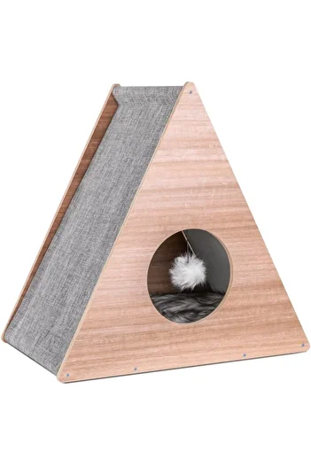 Nursoft Triangle Cat Scratching House