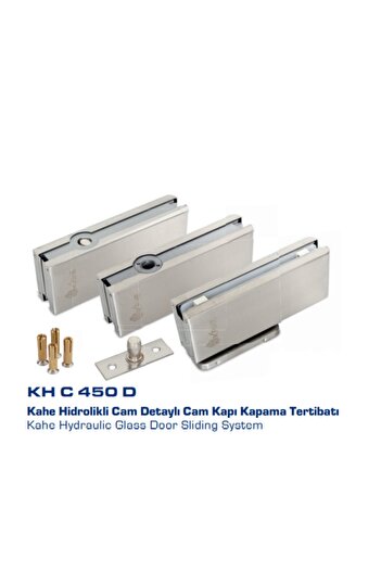 KAHE Pneumatic Hydraulic Glass Door Hinge - Detailed