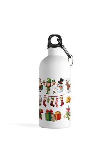 LADİJİTAL BASKI ÇÖZÜMLERİ New Year's Visual Water Bottle Special Printed