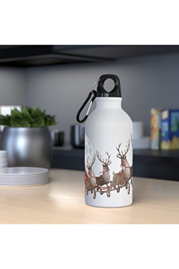 LADİJİTAL BASKI ÇÖZÜMLERİ New Year's Visual Water Bottle Special Printed