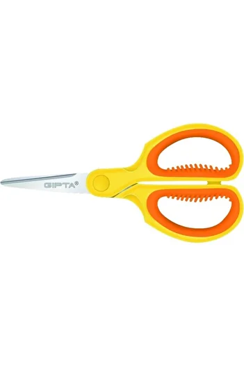 Gıpta 4 Color Double Energy Plastic School Scissors - Blunt Tip