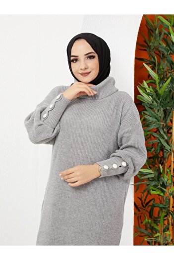 Pamuk Butik Women's Turtleneck Knitwear Sweater