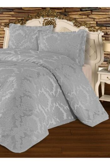 Çeyiz Bahçesi Adella Double Bedspread Gray