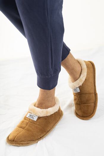 Anıl Ayakkabı Unisex Παντόφλες Εσωτερικά Παπούτσια Μαλακή σόλα Mink