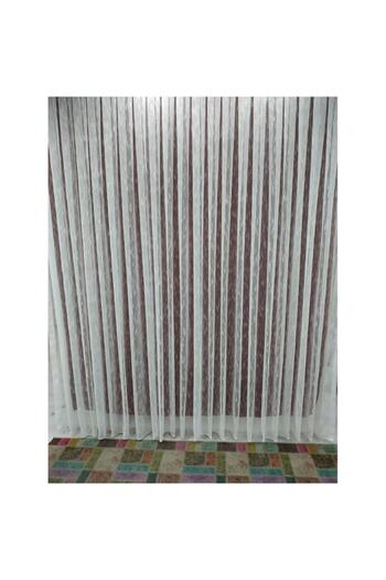 evihtiyaclarim by IOC Linen Tulle Curtain Rain Drop Does Not Like Iron Tulle Curtain 1 X 2 Sparse Pleated