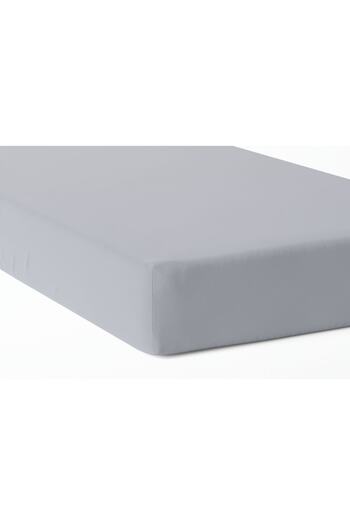 Anemons Single Combed Cotton Elastic Sheet - Gray