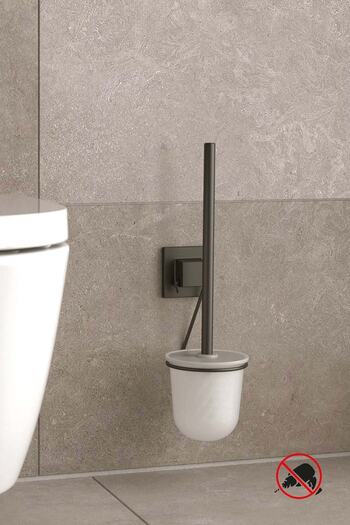 Teknotel ADHESIVE STAINLESS TOILET BRUSH MATTE BLACK EF095