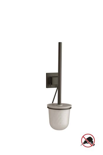 Teknotel ADHESIVE STAINLESS TOILET BRUSH MATTE BLACK EF095