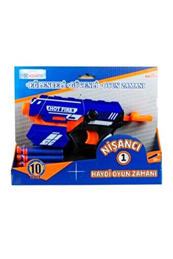 Nerf Oyuncak Tabanca 10 Mermili